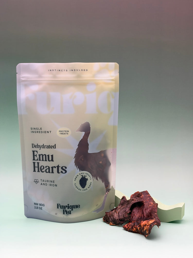 Dehydrated Emu Hearts